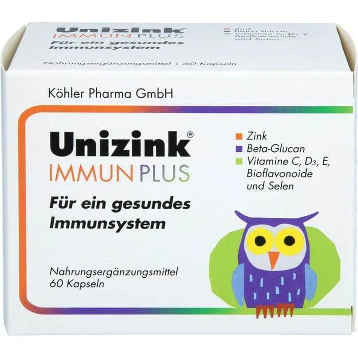 UNIZINK Immune Plus Capsule 60 Capsule — preț și oferte