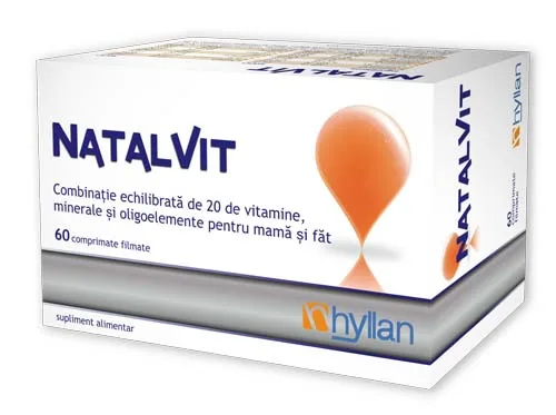NATALVIT 60COMPR HYLLAN PHARMA — preț și oferte