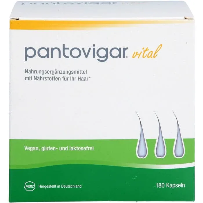 PANTOVIGAR capsule vitale cu nutrienți pentru păr 180 buc. — preț și oferte