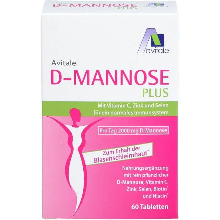 D-MANNOSE PLUS 2000 mg comprimate cu vitamine și minerale 60 buc. — preț și oferte