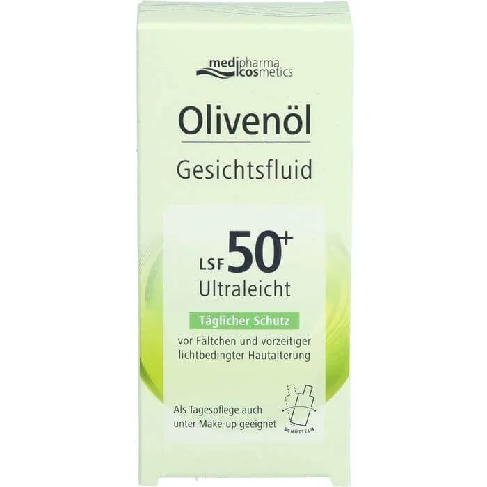 FLUID FACIAL CU ULEI DE OLIV SPF 50+ 50 ml — preț și oferte