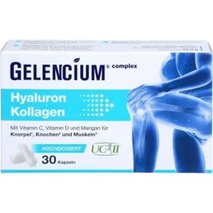 GELENCIUM Hyaluron Colagen doză mare Vitamina C Capsule 30 Capsule