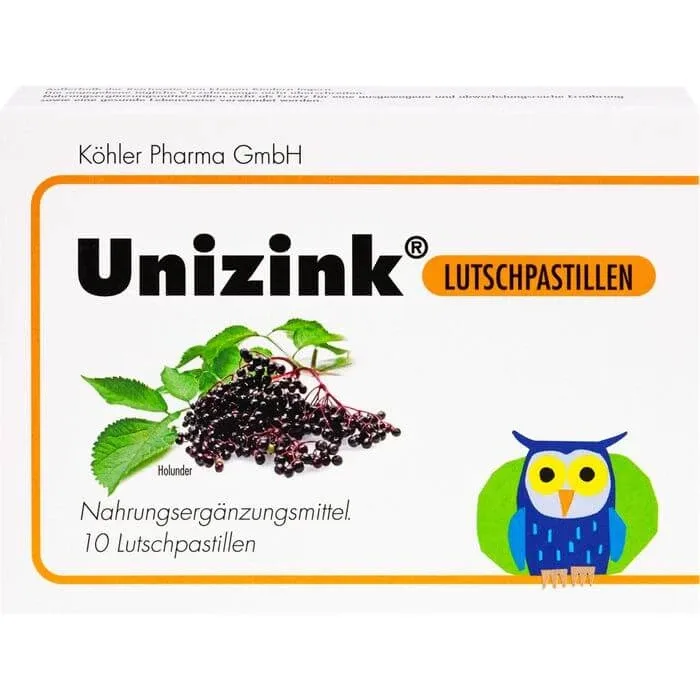 UNIZINK lozenges 10 buc. — preț și oferte