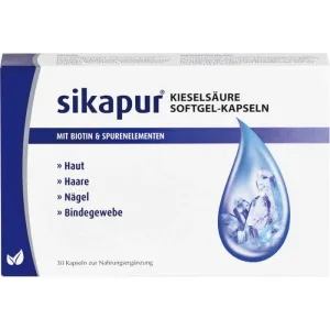 SIKAPUR Silica Softgel Capsule cu Biotin 30 Capsule