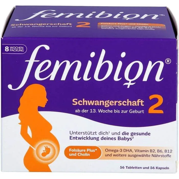 FEMIBION 2 Combi Pack Sarcină 112 buc. — preț și oferte