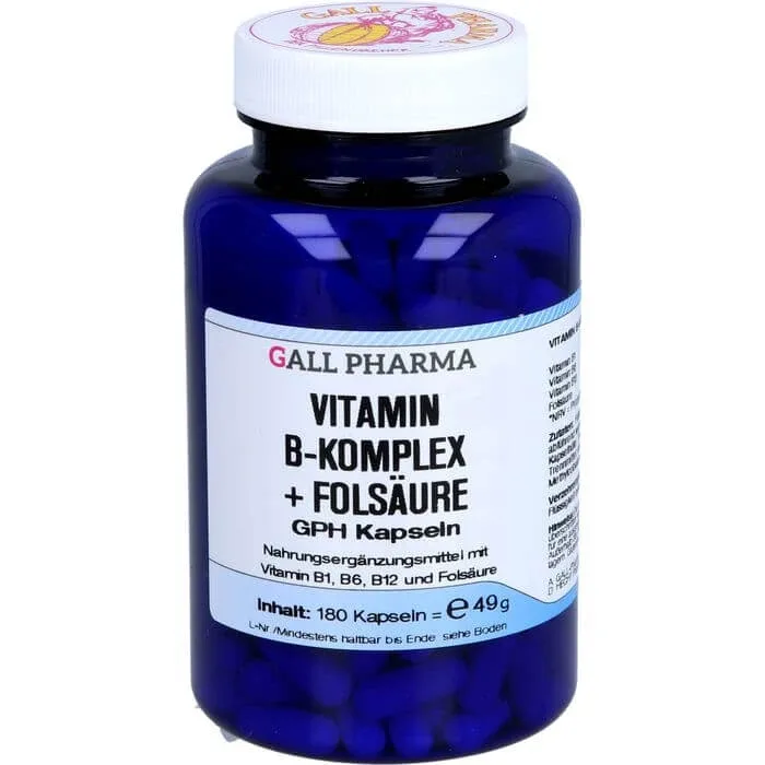 VITAMINA B KOMPLEX+Acid folic GPH Capsule 180 Capsule — preț și oferte