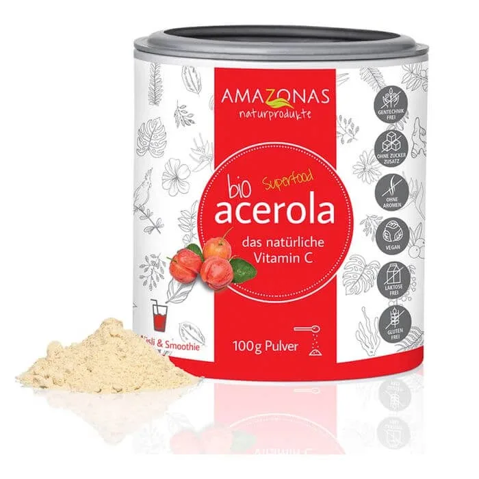 ACEROLA 100% organic pur natural vitamina C pulbere 100 g — preț și oferte