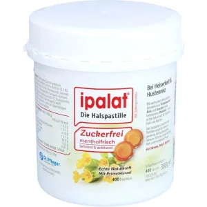 Pastiluțe pentru gât IPALAT fără zahăr 400 buc.