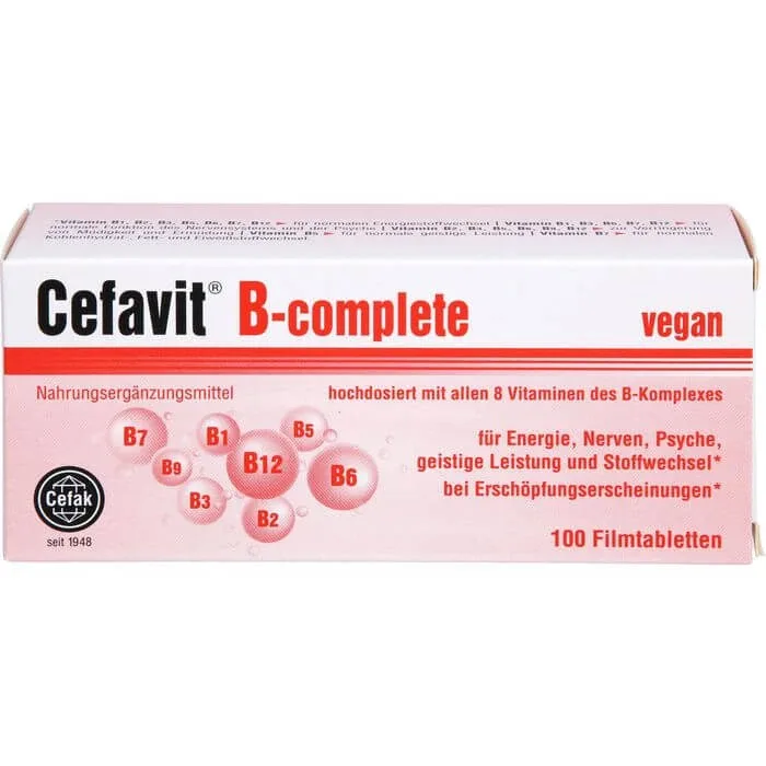 CEFAVIT B-complet comprimate filmate 100 buc. — preț și oferte