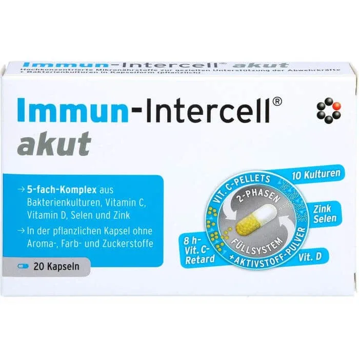 IMMUN-INTERCELL capsulă tare acută cu eliberare modificată 20 buc. — preț și oferte