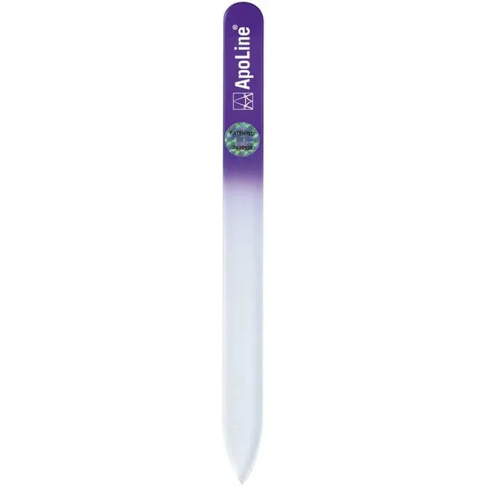 APOLINE Limă de unghii din sticlă 14 cm violet 1 buc. — preț și oferte