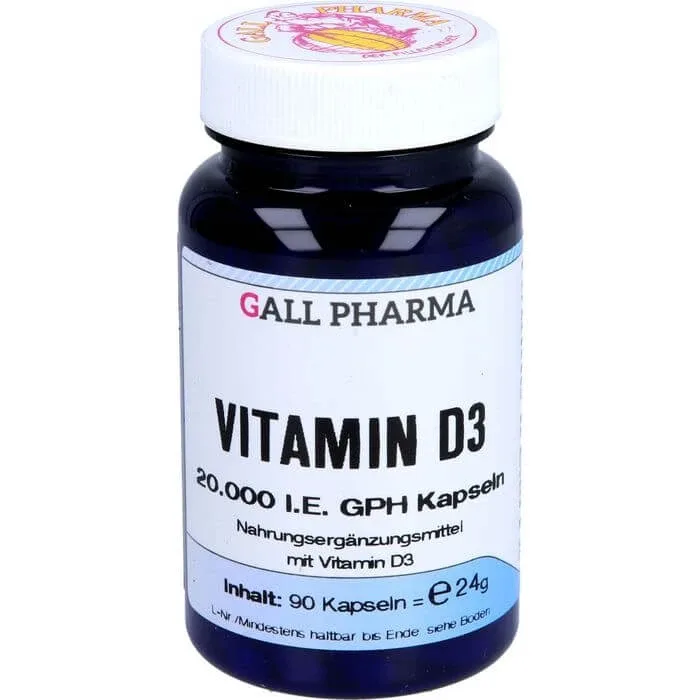 VITAMINA D3 20,000 I.U. GPH Capsule 90 Capsule — preț și oferte