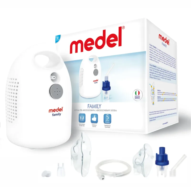 Nebulizator cu compresor MEDEL FAMILY, Medel | 1 dispozitiv pentru aerosolterapie MEDEL GROUP — preț și oferte