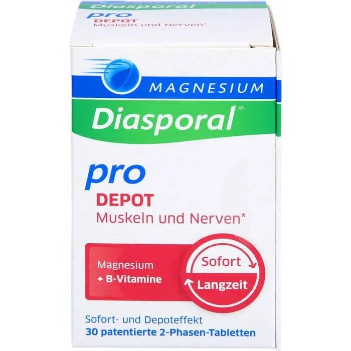 MAGNESIUM DIASPORAL pro+B-Vit.DEPOT Musk.+Nerve.Tab 30 St. — preț și oferte