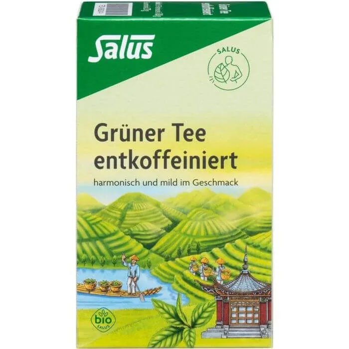 GREEN TEA decafeinizat Organic Salus Filter Bags 15 Capsule Salus Haus — preț și oferte