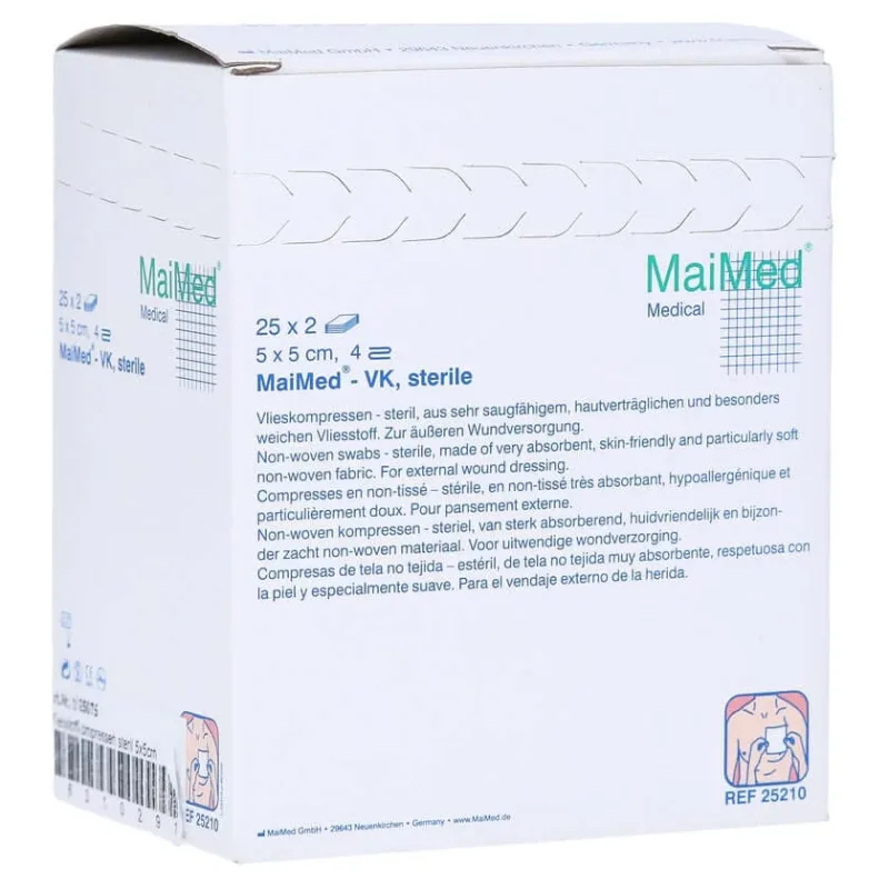 Comprese nețesute sterile 5x5 cm 4fac 25X2 buc — preț și oferte