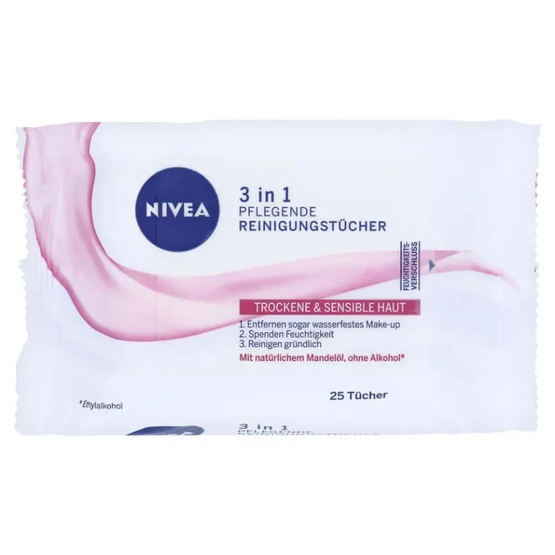Șervețele de curățare Nivea Visage Nourishing 25 buc — preț și oferte