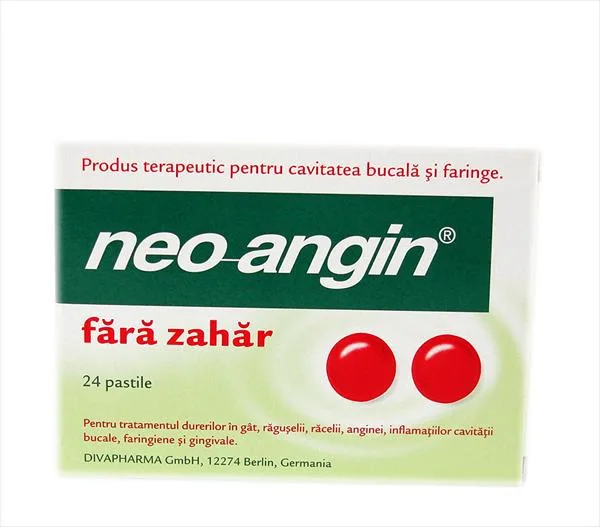 NEO-ANGIN FARA ZAHAR X 24 M.C.M. KLOSTERFRAU V — preț și oferte