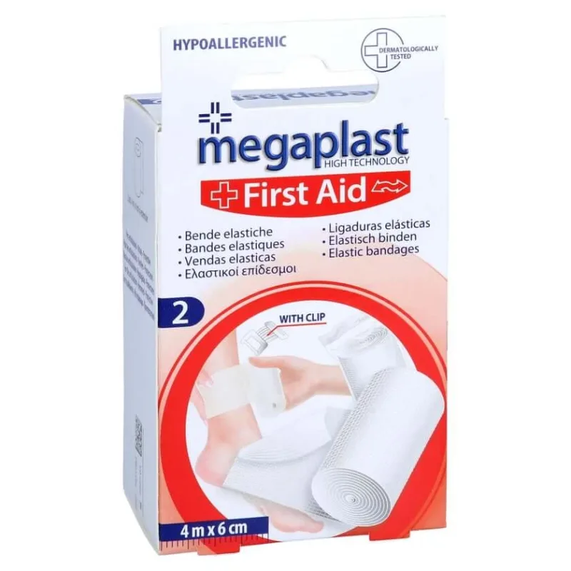 Bandaj elastic 6 cmx4 w.clamp megap 2 buc — preț și oferte