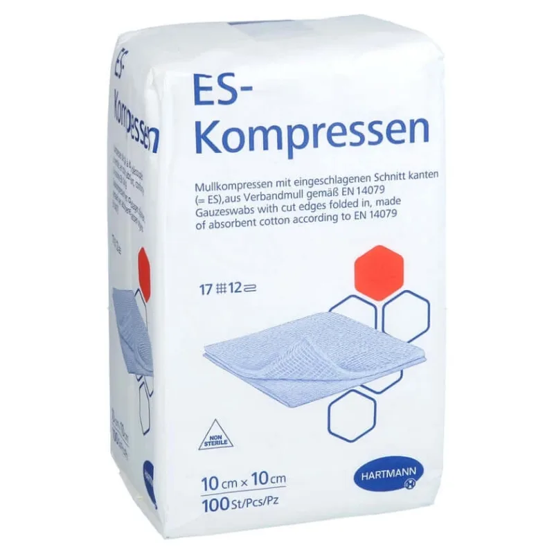 Es-comprese nesterile 10x10 cm 12-fold 100 buc. — preț și oferte