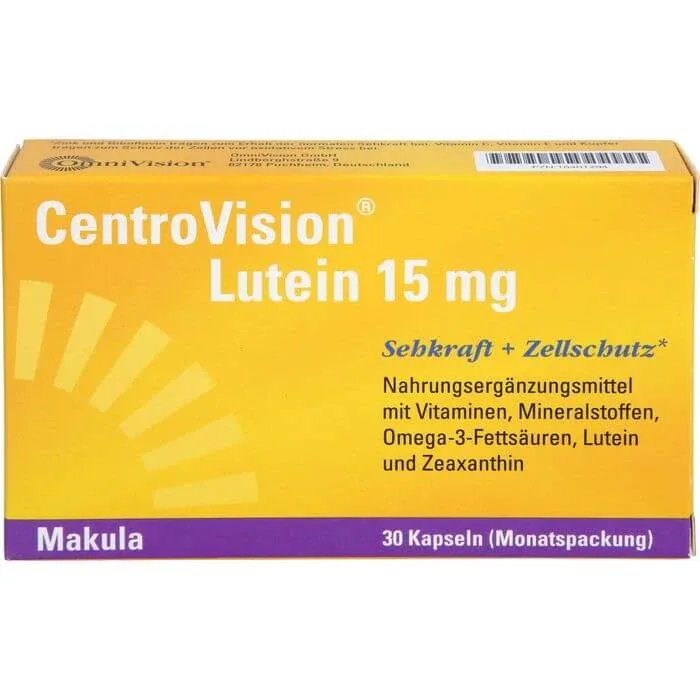 CENTROVISION Luteină 15 mg Capsule 30 Capsule — preț și oferte