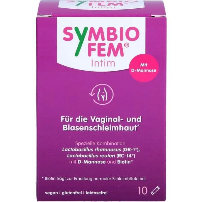 SYMBIOFEM Bacterii de acid lactic intime cu D-Manoză 10 buc. — preț și oferte