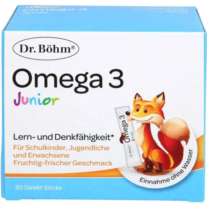 DR.BÖHM Omega-3 Junior Direct Sticks 45 g — preț și oferte