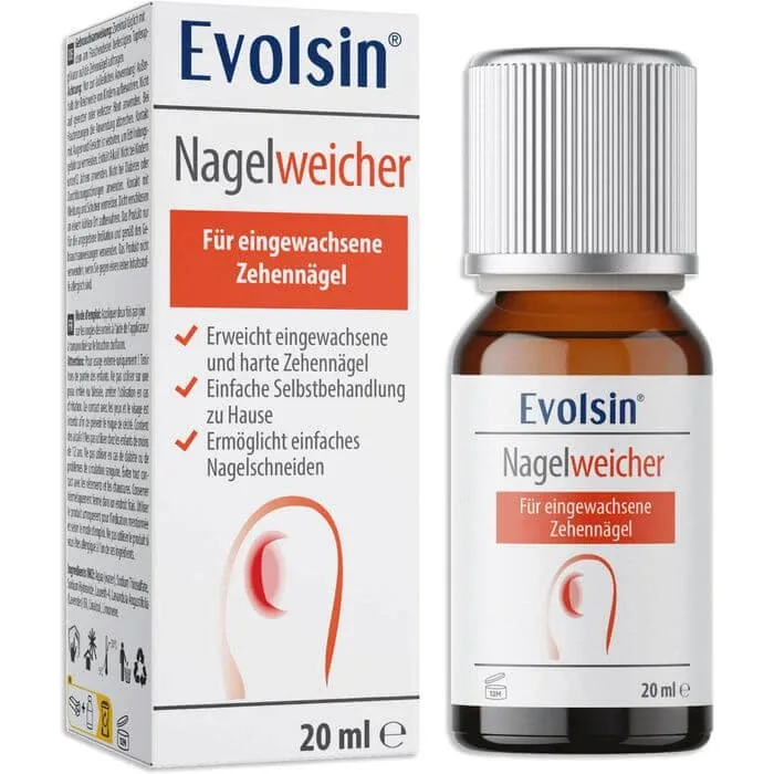 EVOLSIN soluție de înmuiere a unghiilor pentru unghiile încarnate 20 ml — preț și oferte