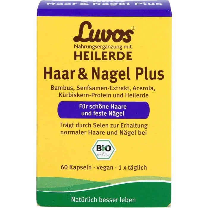LUVOS Healing Clay Organic Hair & Nail Plus Capsule 60 Capsule — preț și oferte
