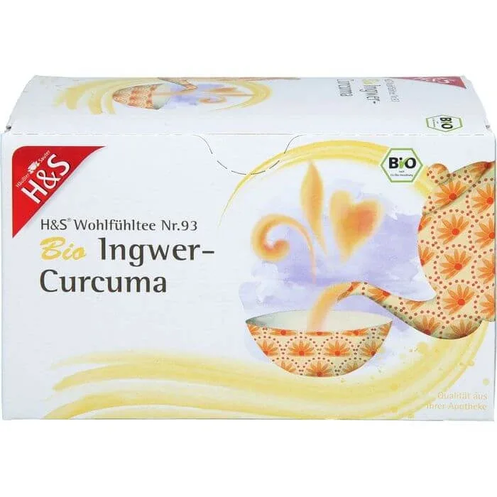 H&S Organic Ginger-Curcuma Filtru sac 25 g — preț și oferte