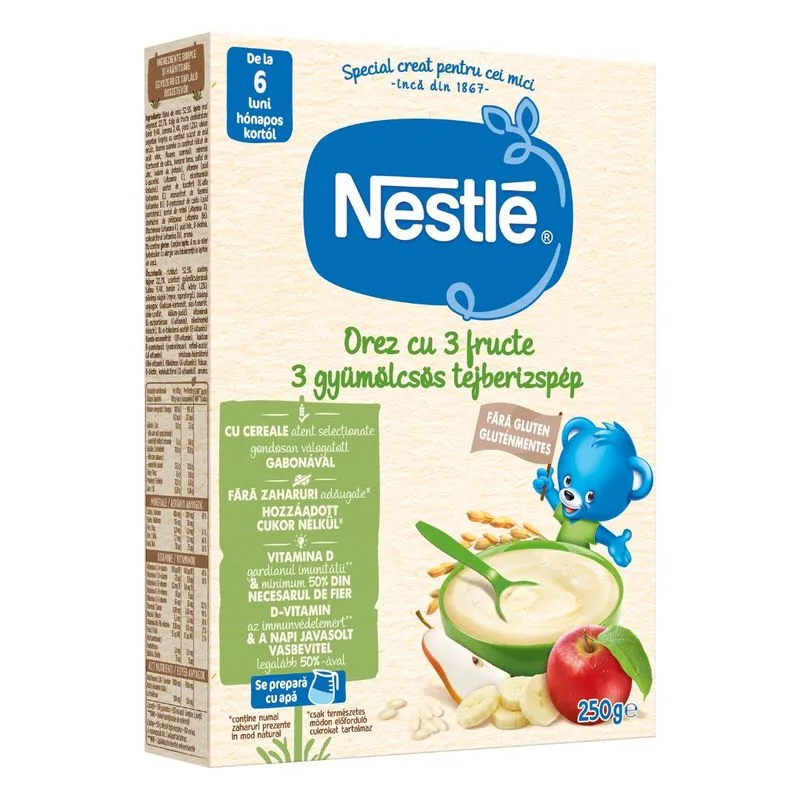Nestle Orez 3 Fructe, Nestle | 250G — preț și oferte