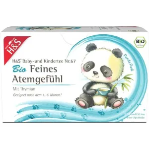 H&S Organic Fine Breath Ceai pentru bebeluși și copii 24 g