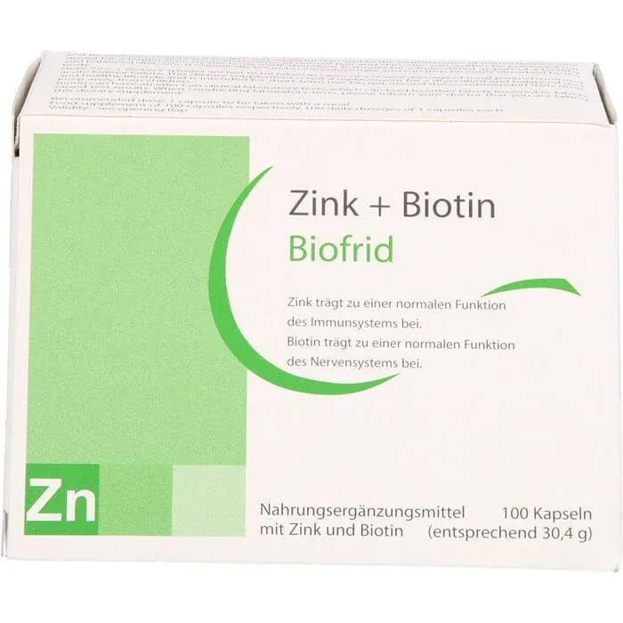 ZINC+BIOTIN Capsule 100 Capsule — preț și oferte
