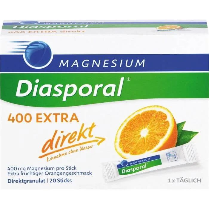 MAGNESIUM DIASPORAL 400 Granule extra directe 20 buc. — preț și oferte