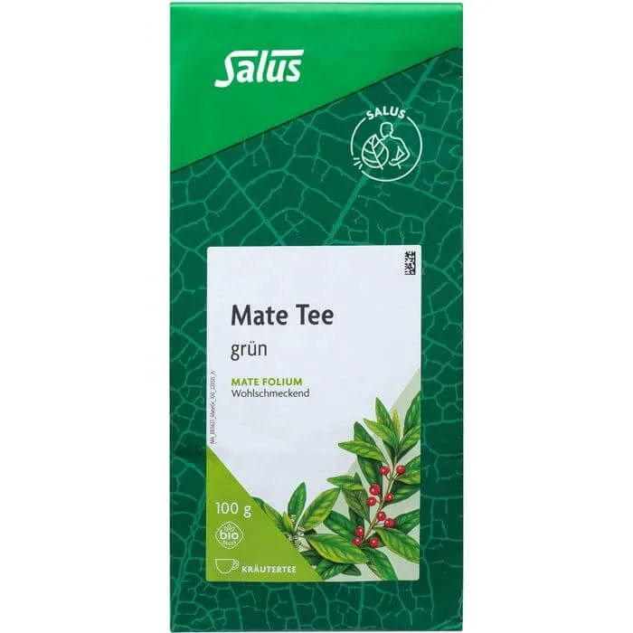 MATE GRÜN Ceai pe bază de plante Mate folium organic Salus 100 g Salus Haus — preț și oferte