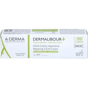 A-DERMA DERMALIBOUR+ CICA cremă reparatoare 15 ml