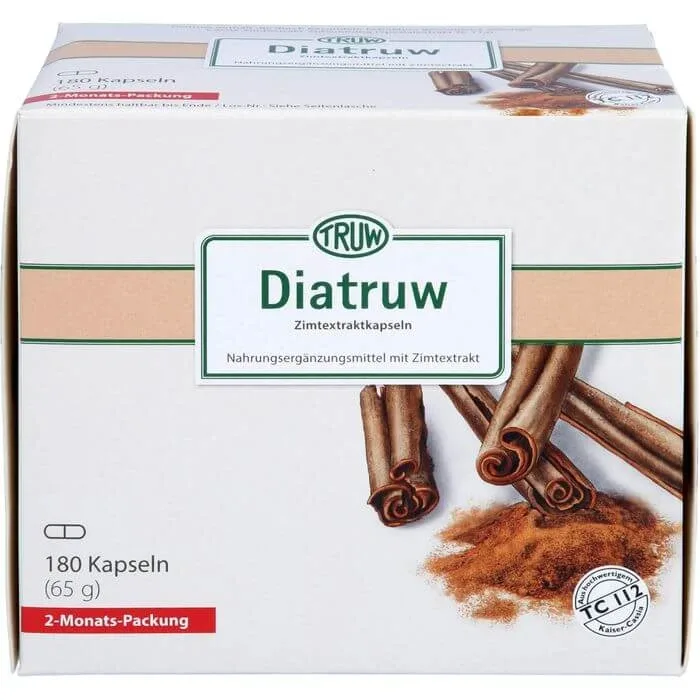 DIATRUW Extract de scorțișoară Capsule 180 Capsule — preț și oferte