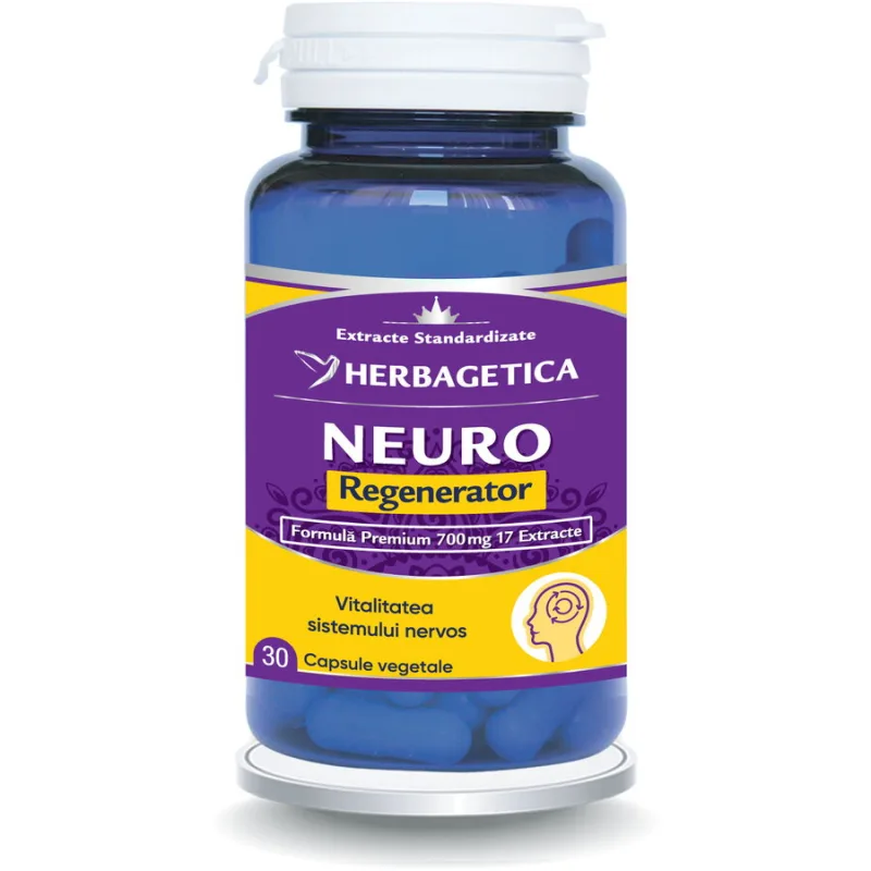 Neuro Regenerator, Herbagetica | 30 capsule — preț și oferte