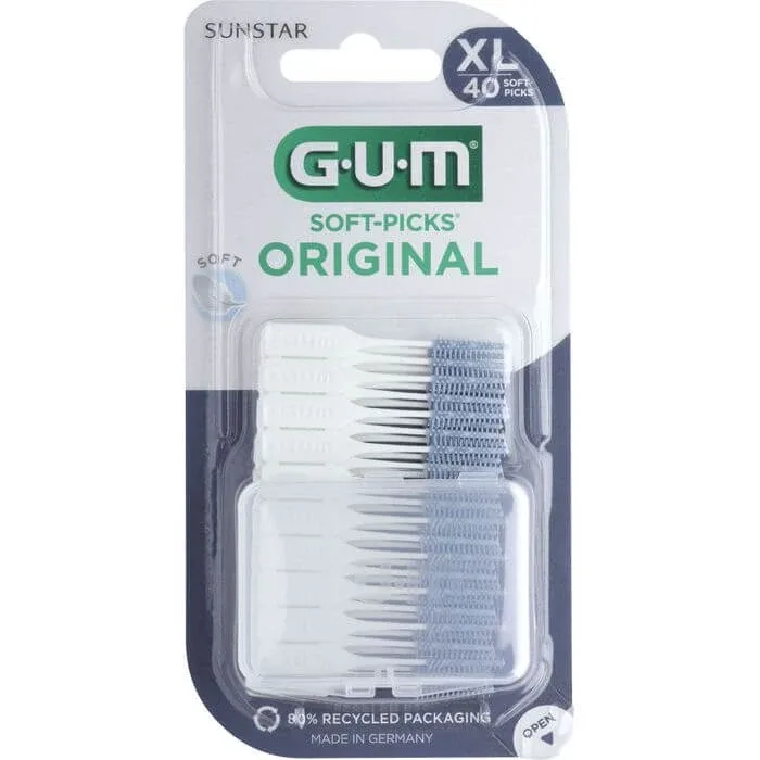 GUM SOFT-PICKS ORIGINAL x-large 40 buc. — preț și oferte