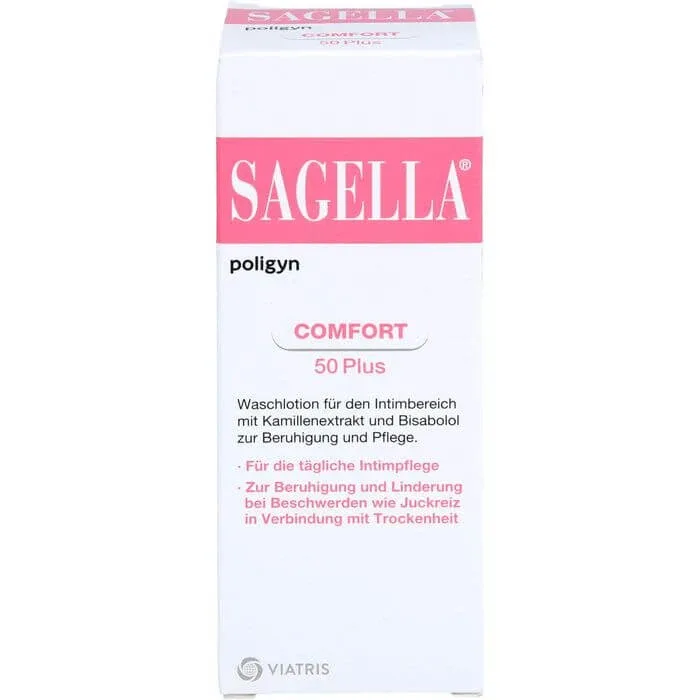 SAGELLA poligyn loțiune de spălare intimă pentru femei 50+ 100 ml — preț și oferte