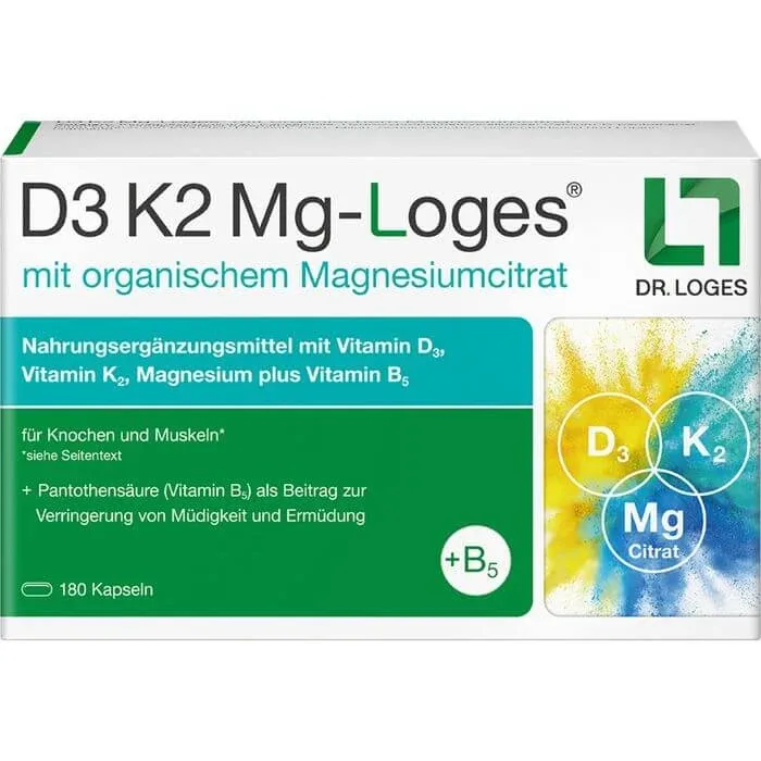 D3 K2 Mg-Loges Capsule 180 Capsule — preț și oferte