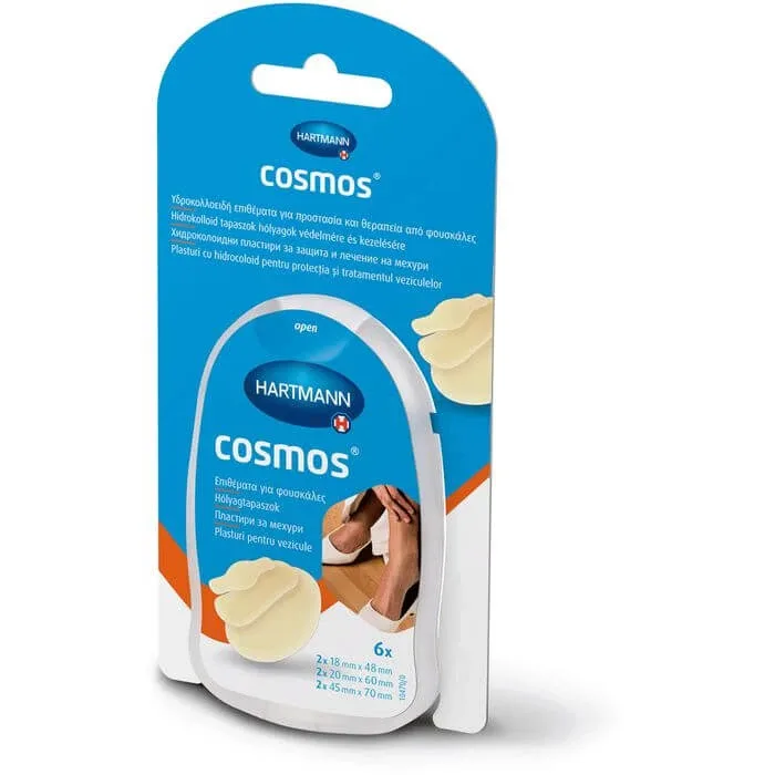 COSMOS Plasturi pentru bășici Mix 3 dimensiuni 6 buc. — preț și oferte