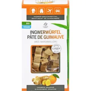 INGWER GINJER Cuburi de ghimbir Orange 60 g