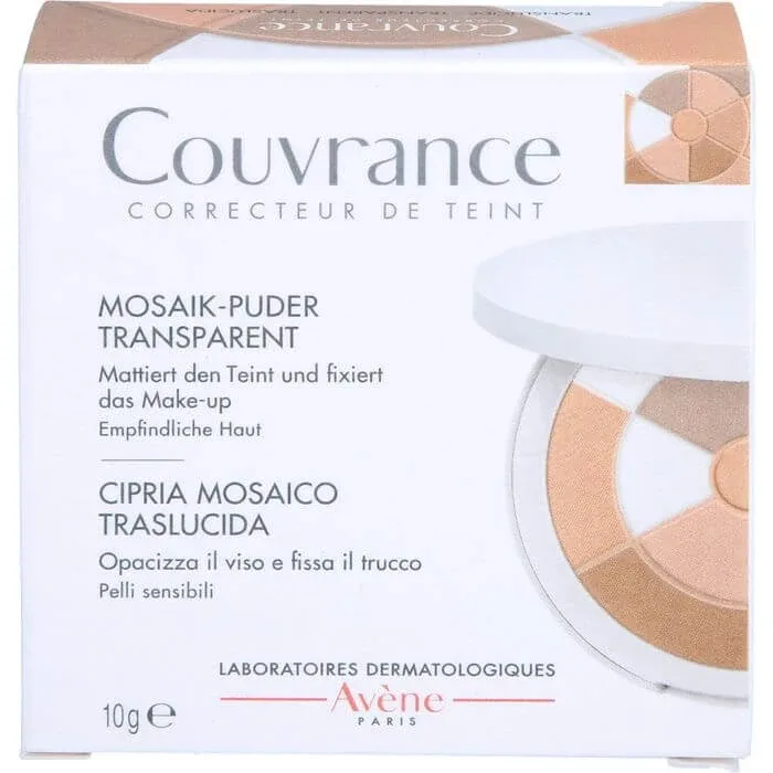 AVENE Couvrance Mosaic Powder transparent cu burete 10 g — preț și oferte