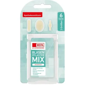 WEPA Plasturi pentru bășici Mix 3 dimensiuni 6 buc.