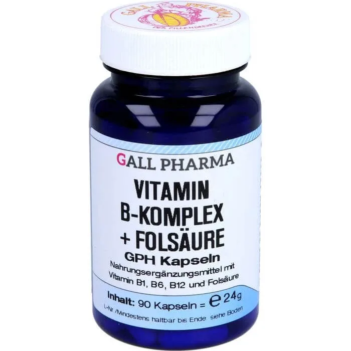 VITAMINA B KOMPLEX+Acid folic GPH Capsule 90 Capsule — preț și oferte