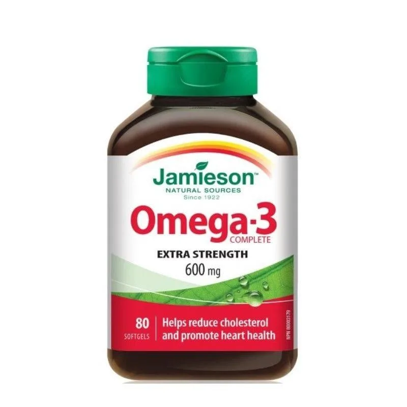 Omega-3 Complet, 80 capsule, Jamieson — preț și oferte