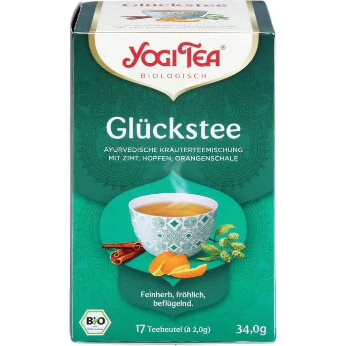 YOGI TEA Glückstee pungi filtrante organice 30,6 g — preț și oferte