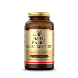 SOLGAR Tablete Complexe pentru Piele, Păr și Unghii 120 Tablete