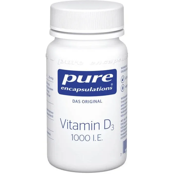 PURE ENCAPSULATIONS Vitamina D3 1000 U.I. Capsule 60 Capsule — preț și oferte